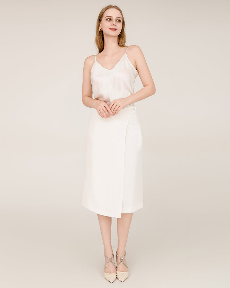 40 Momme Silk Wrap Suit Skirts