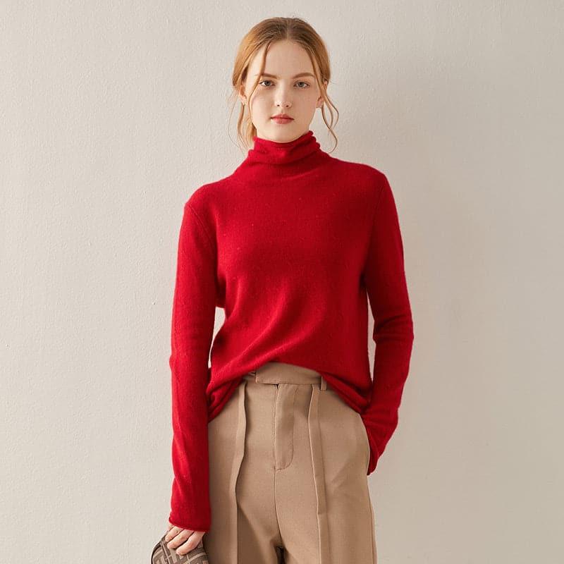 Soft Thin Knit Cashmere Sweater