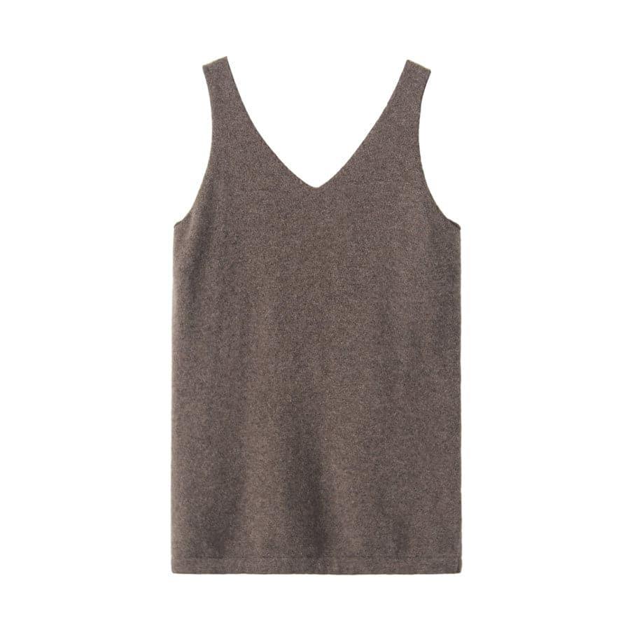 Cashmere V Neck Sweater Vest