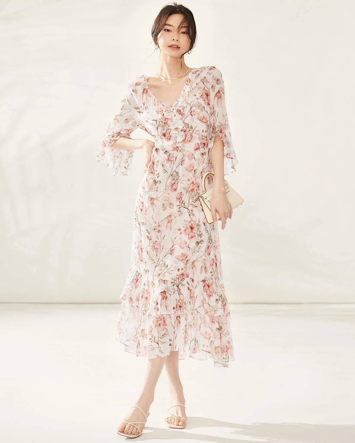Silk Garden Party Dress