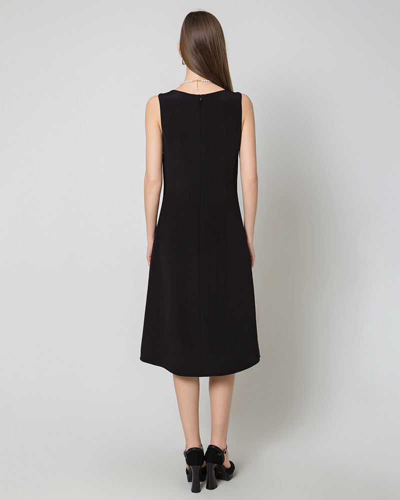 40 Momme Silk Midi Dress