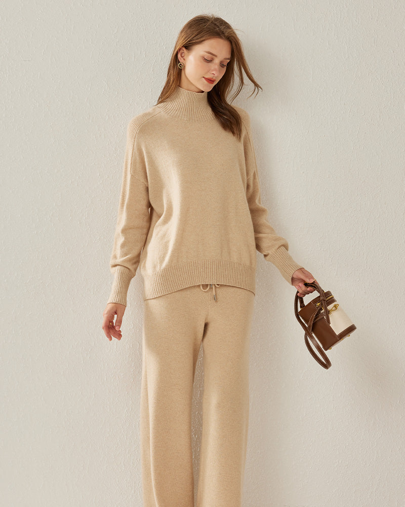 Turtleneck Oversized Cashmere Sweater