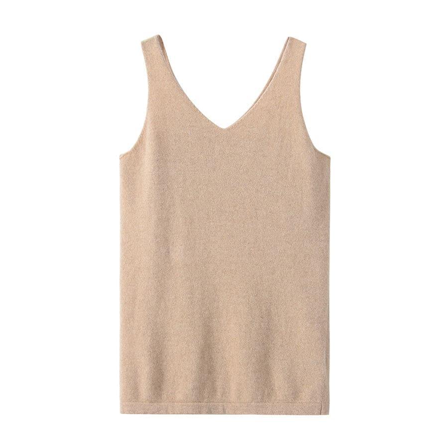 Cashmere V Neck Sweater Vest