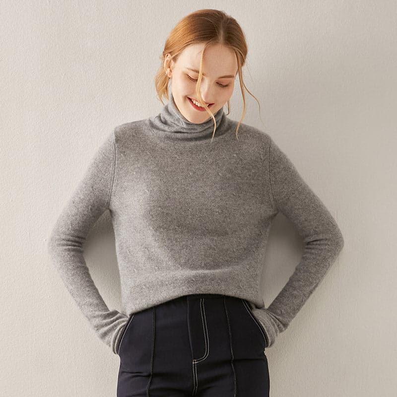 Soft Thin Knit Cashmere Sweater